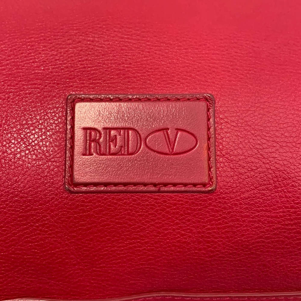 RED VALENTINO Pink/Fuschia Supple Leather Bag/Tote Elegant Large Bow Detail - Picture 4 of 14